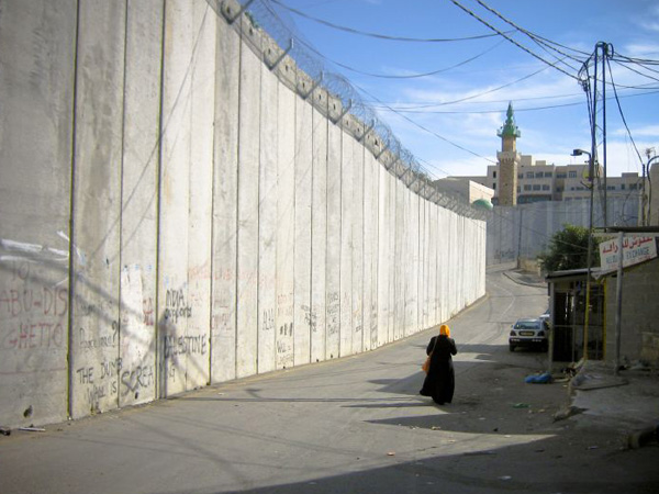 Enlarged view: Emblematic of the high social distance between the Israelis and the Palestinians is the separation barrier which restricts Palestinian mobility in and out of the city.